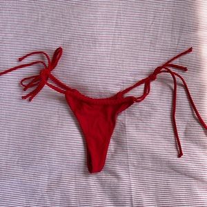 Boutine LA Red Bikini Bottoms - Size S